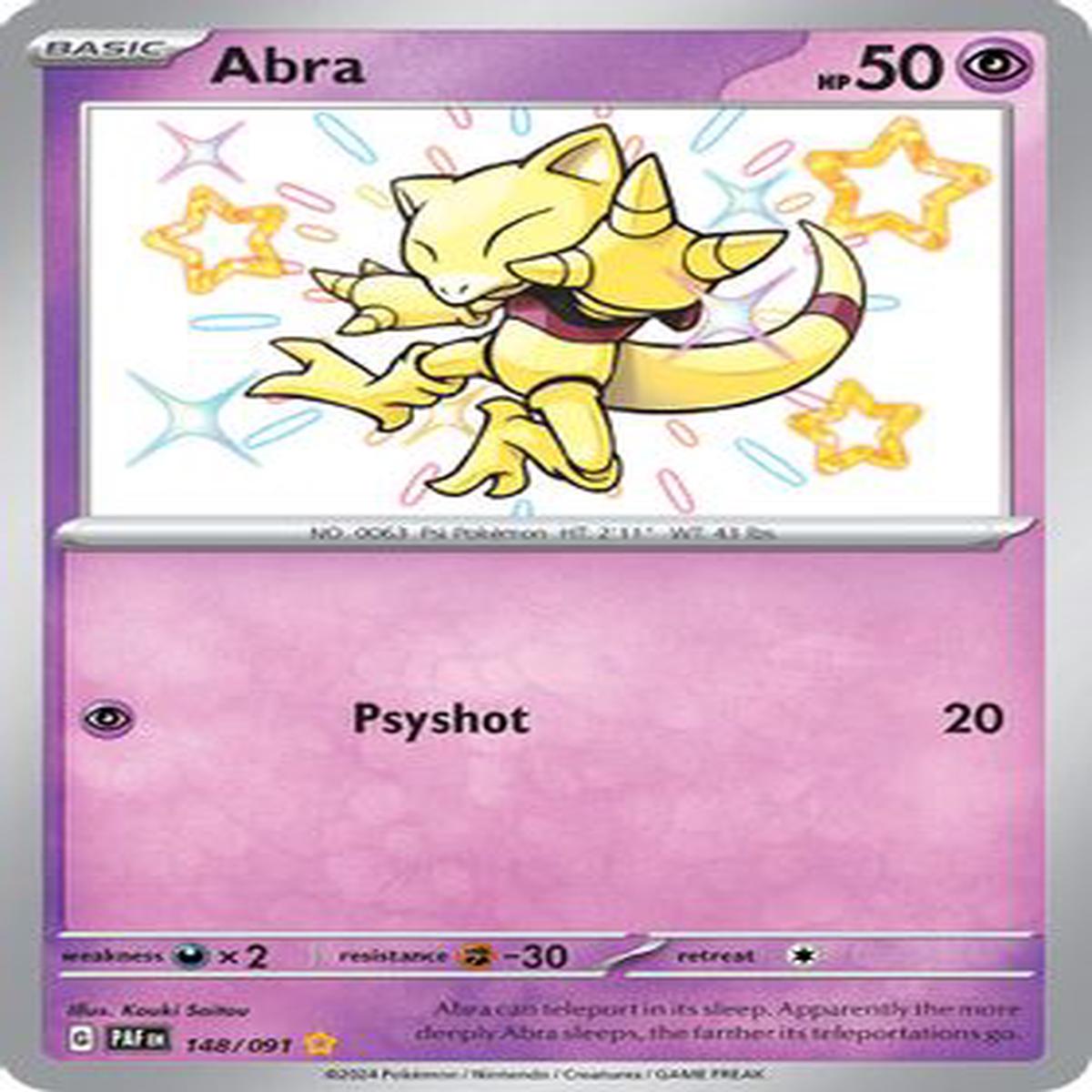 Abra 148/091 - Shiny Rare