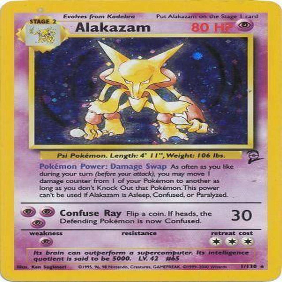 Alakazam 1/130 - Holo - Near Mint