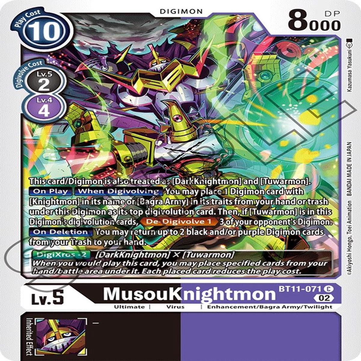 MusouKnightmon BT11-071 Holo
