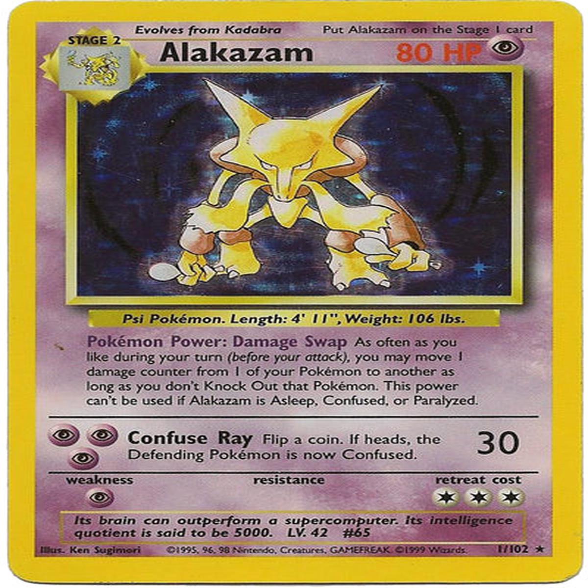 Alakazam 1/102 - Played