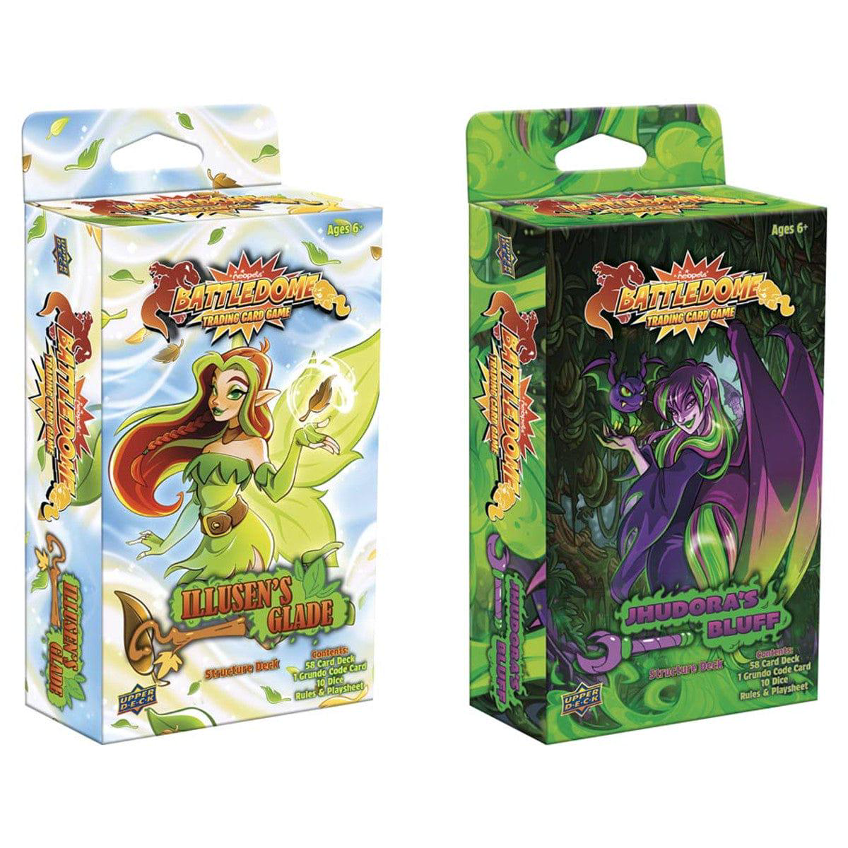 Neopets Battledome Jhudoras Bluff 038 Illusens Glade Structure Deck