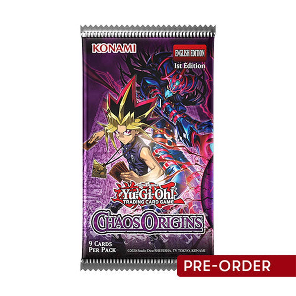 YuGiOh! Chaos Origins Single Booster Pack