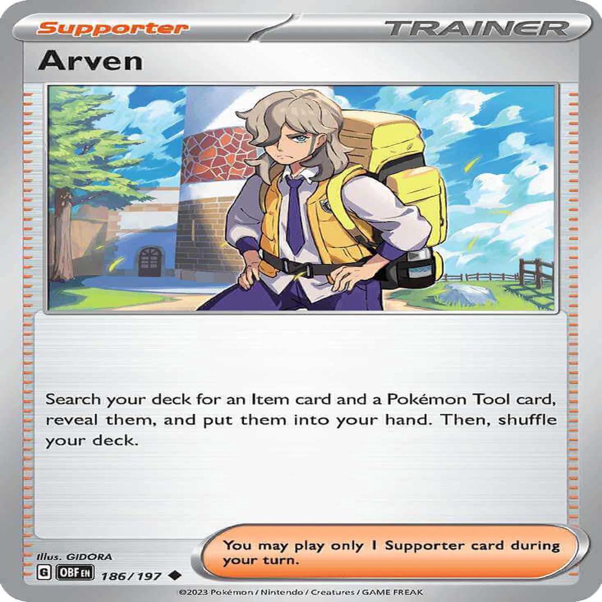 (186/197) Arven - Obsidian Flames