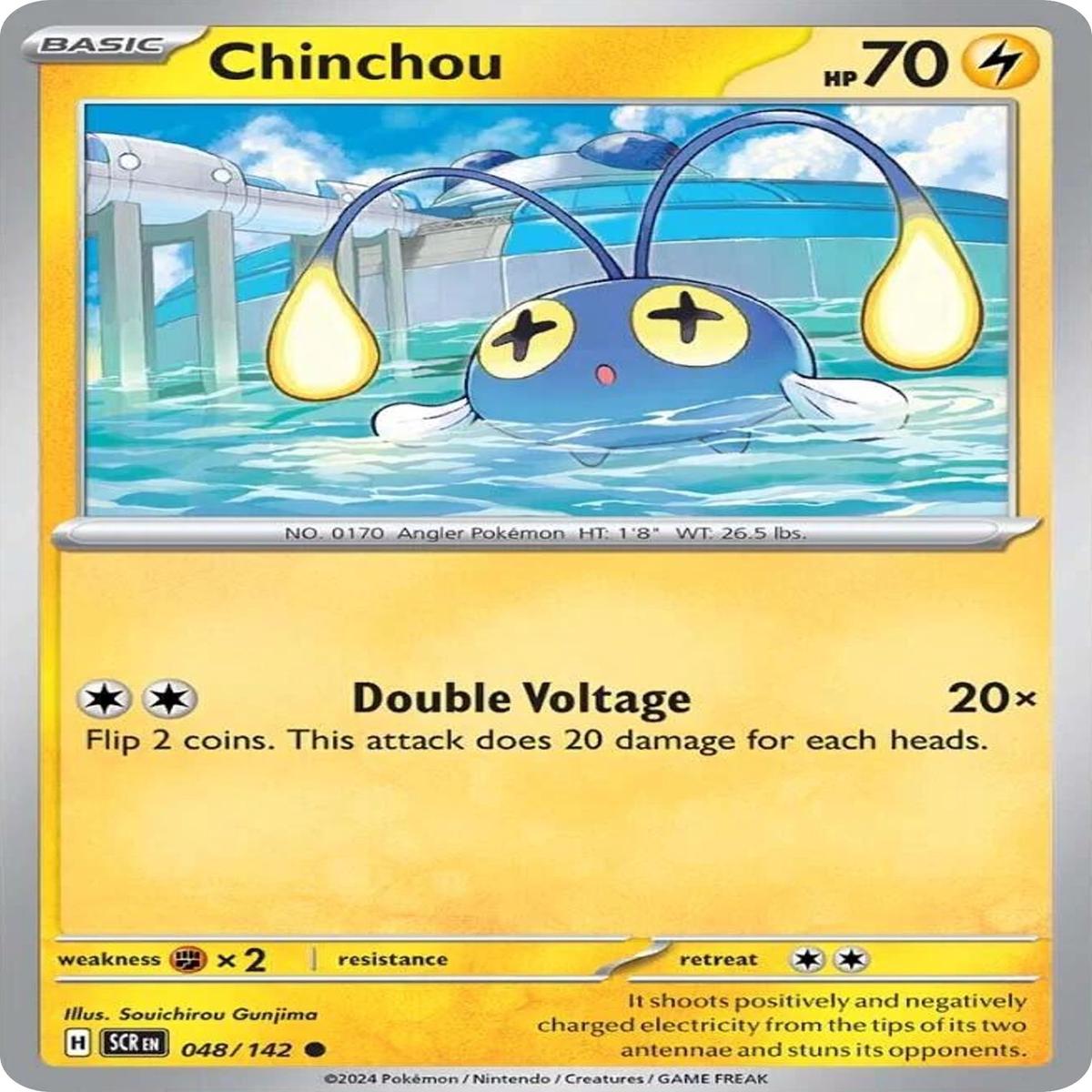 (48/142) Chinchou - Stellar Crown