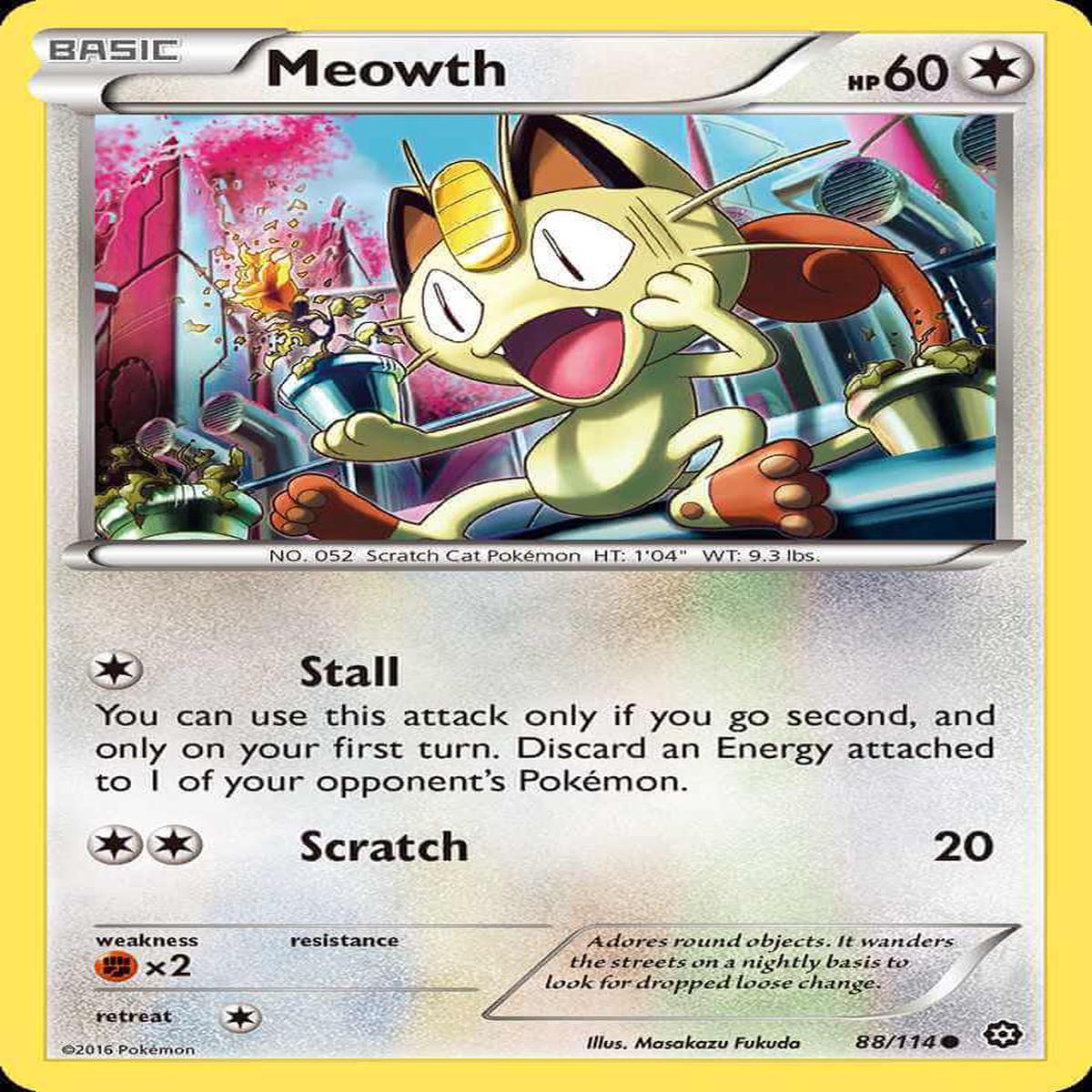 (88/114) Meowth - Steam Siege