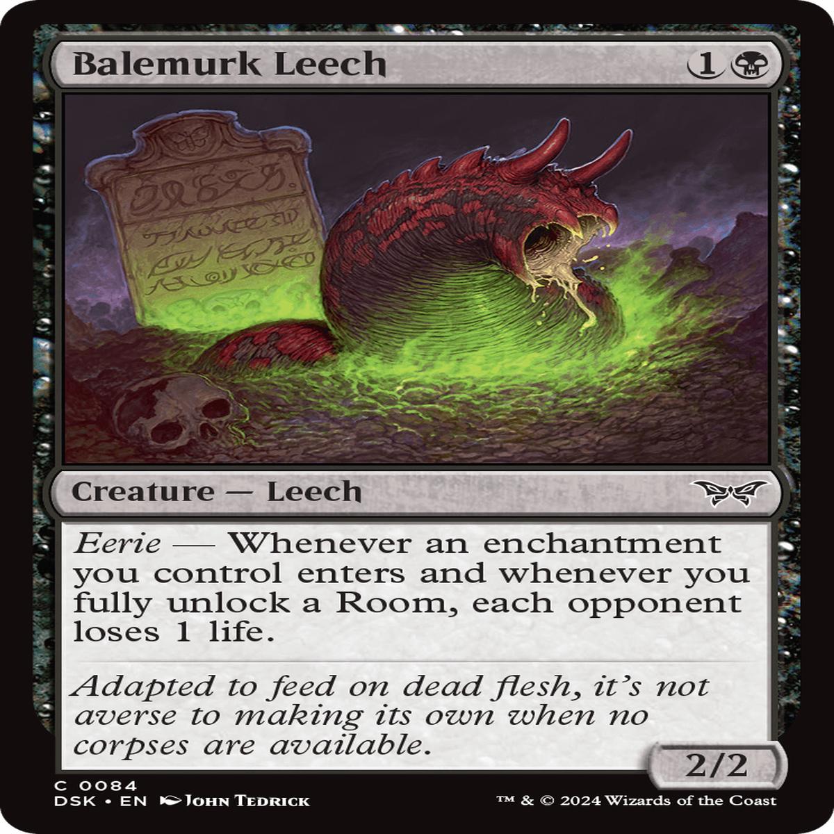 (0084) Balemurk Leech - Duskmourn: House of Horror