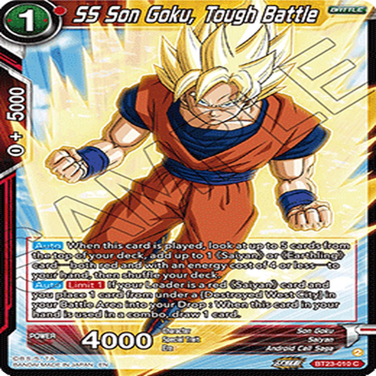 (010) SS Son Goku, Tough Battle - Perfect Combination