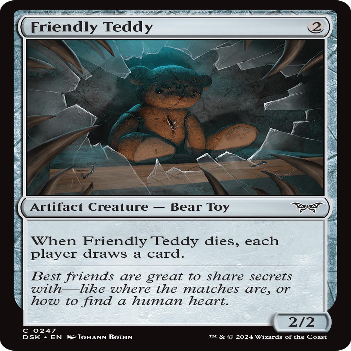 (0247) Friendly Teddy - Duskmourn: House of Horror