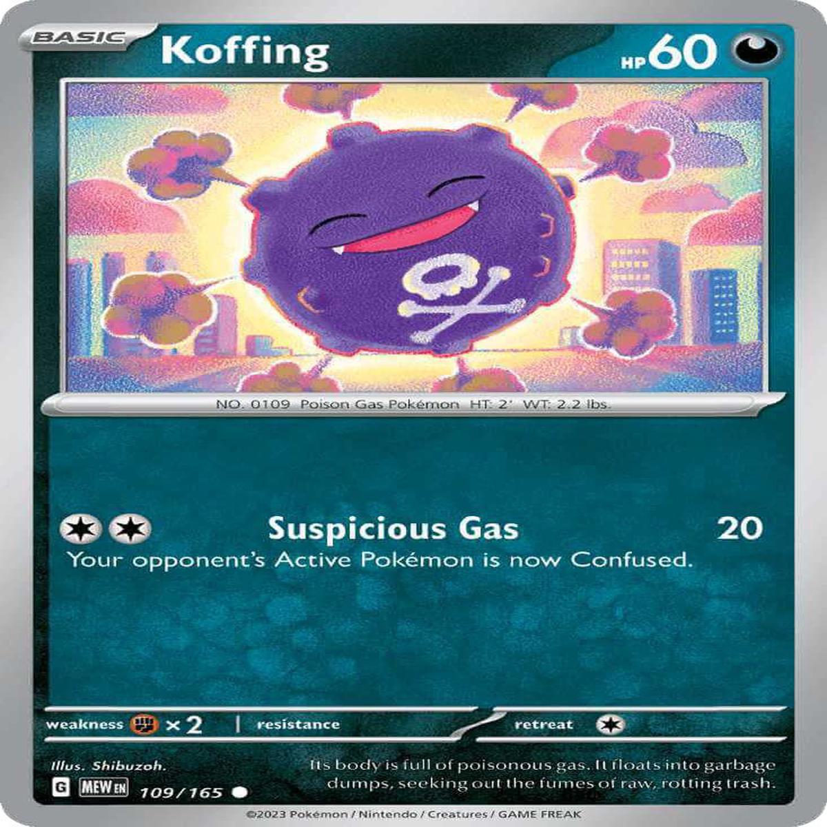 (109/165) Koffing - SV 151