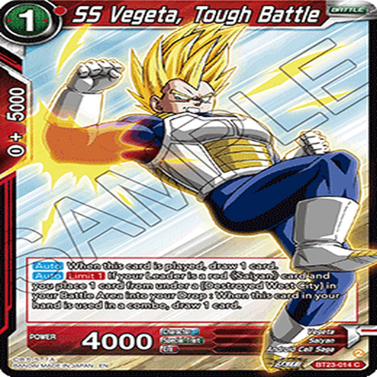 (014) SS Vegeta, Tough Battle - Perfect Combination