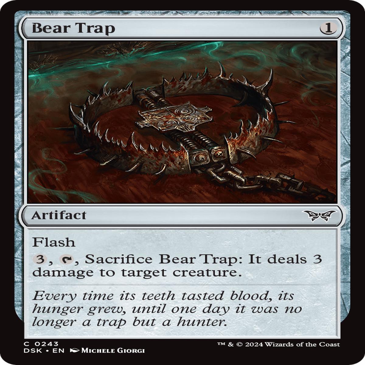 (0243) Bear Trap - Duskmourn: House of Horror