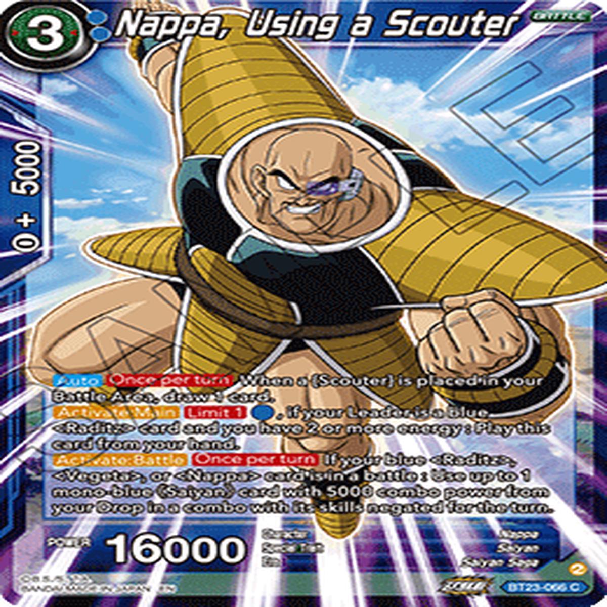 (066) Nappa, Using a Scouter - Perfect Combination