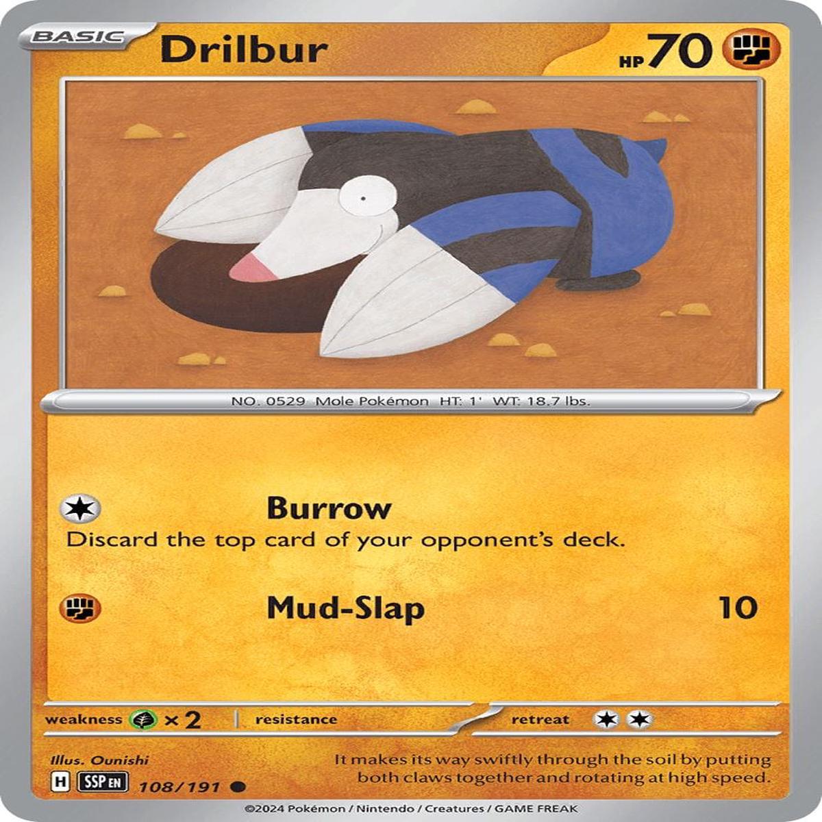 (108/191) Drilbur - Surging Sparks