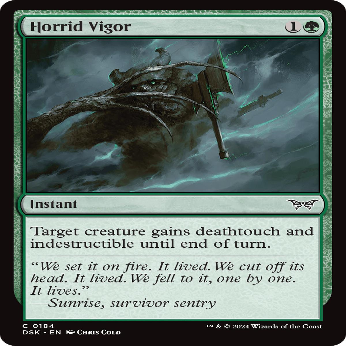 (0184) Horrid Vigor - Duskmourn: House of Horror