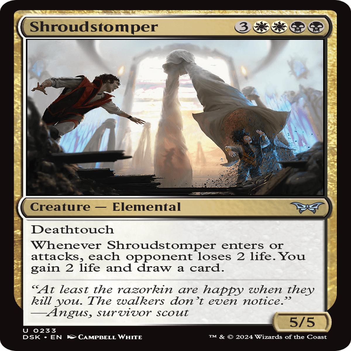 (0233) Shroudstomper - Duskmourn: House of Horror