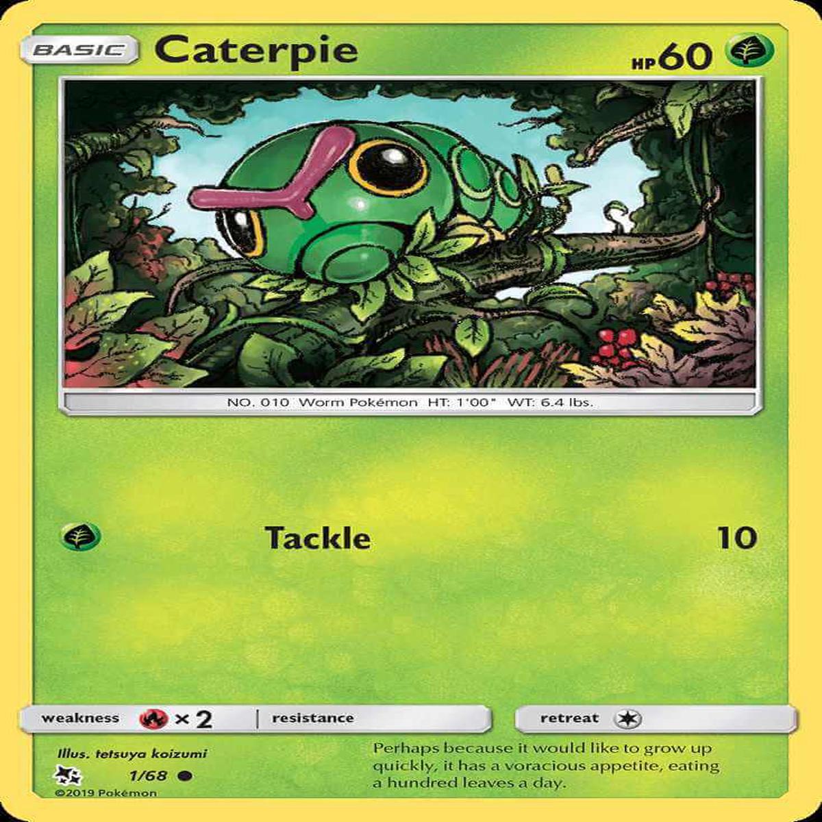 (1/68) Caterpie - Hidden Fates