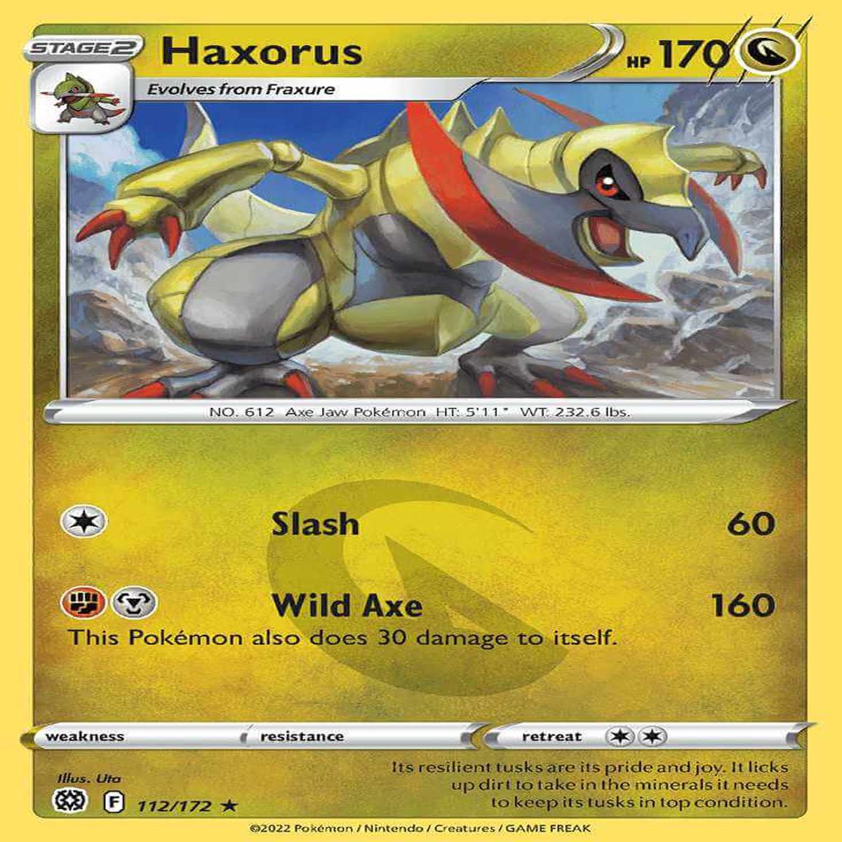 (112/172) Haxorus - Brilliant Stars