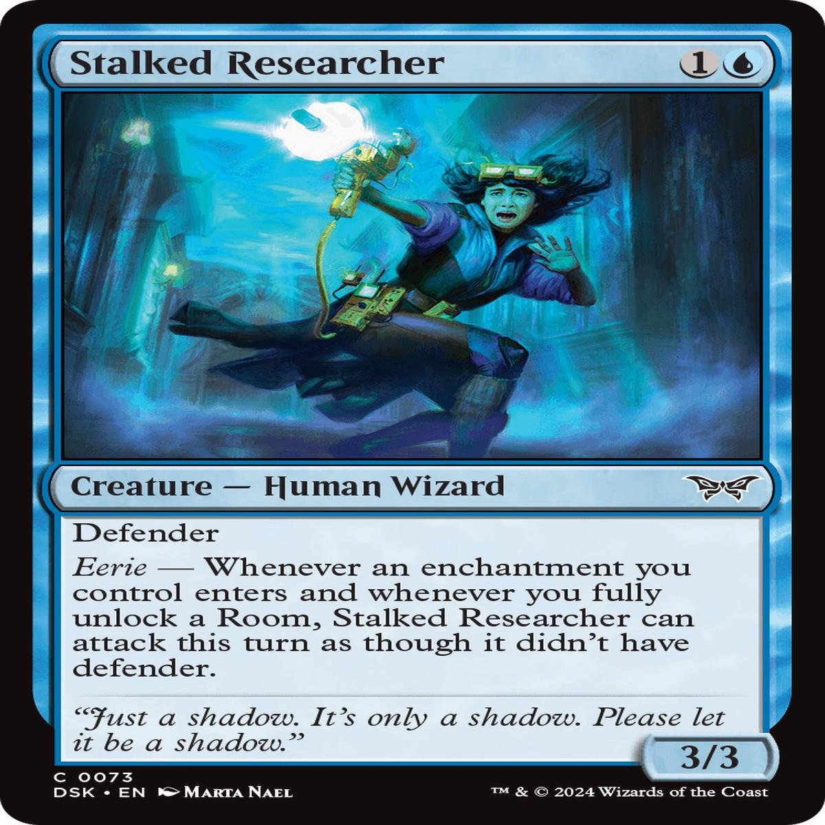 (0073) Stalked Researcher - Duskmourn: House of Horror
