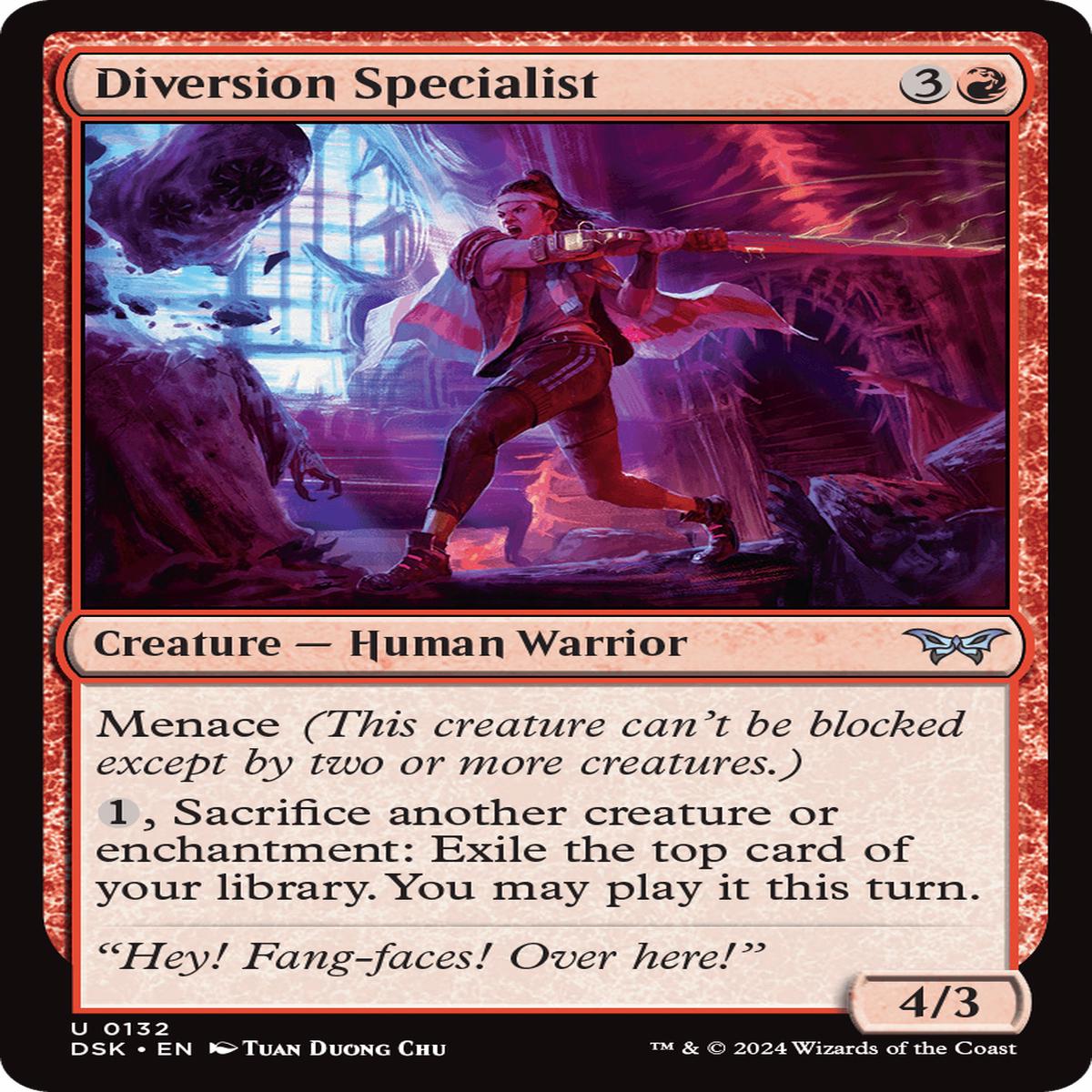 (0132) Diversion Specialist - Duskmourn: House of Horror