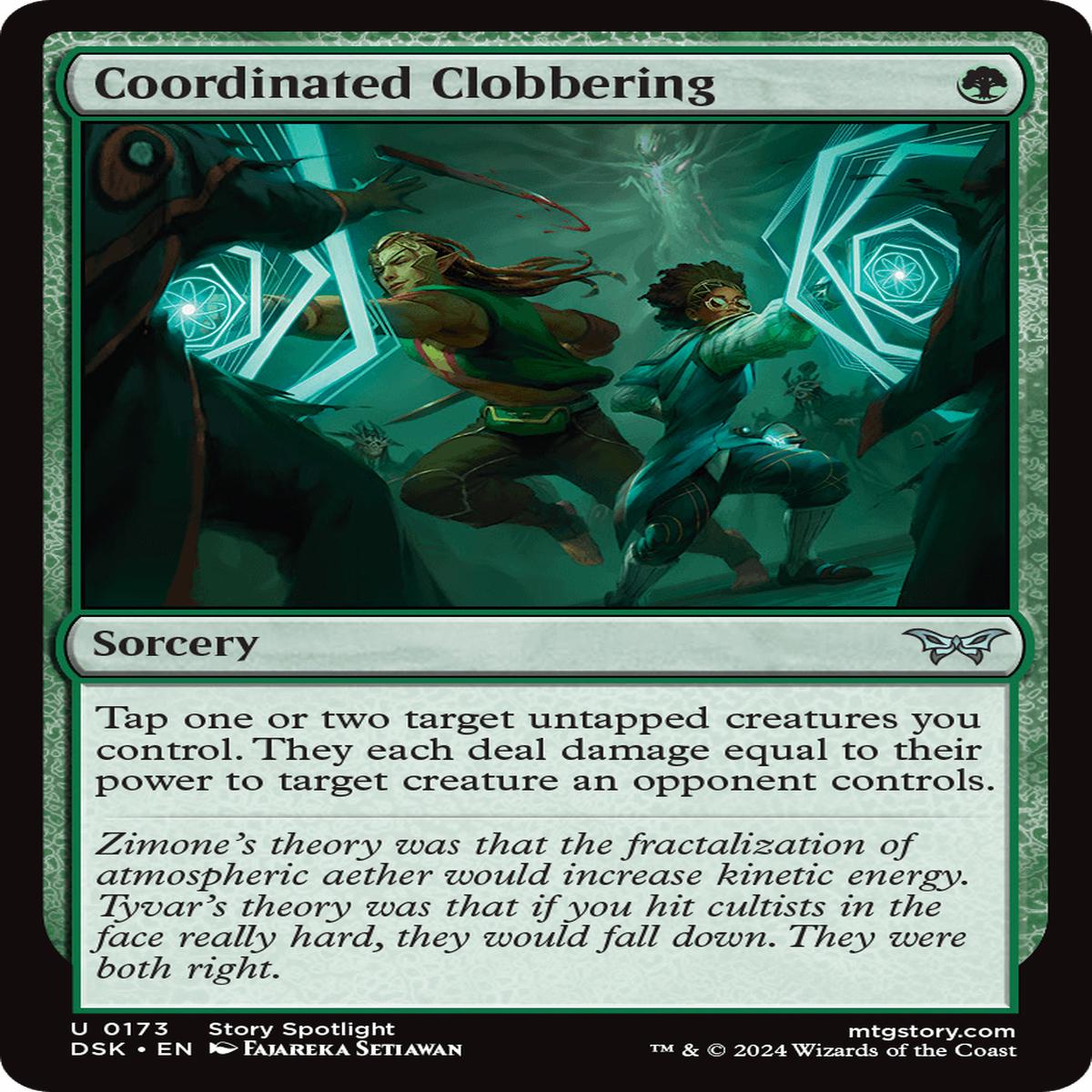 (0173) Coordinated Clobbering - Duskmourn: House of Horror