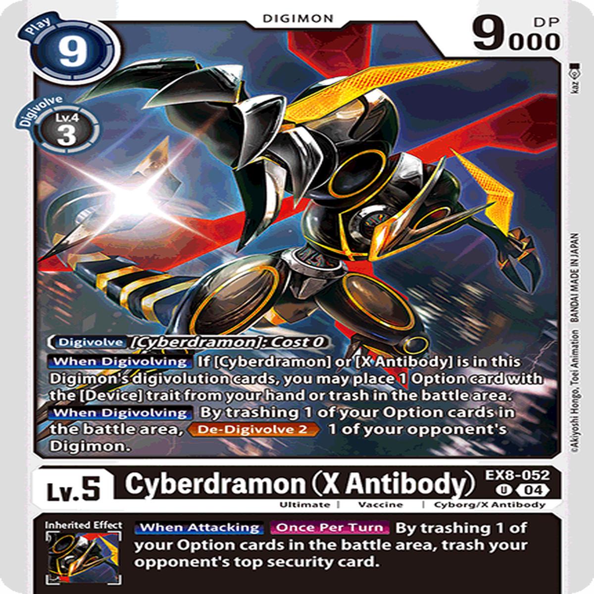 (052) Cyberdramon (X Antibody) - EX8