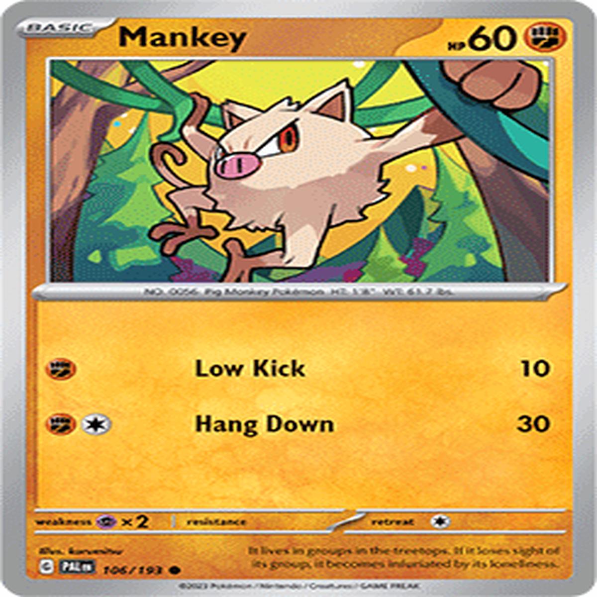 (106/193) Mankey - Paldea Evolved