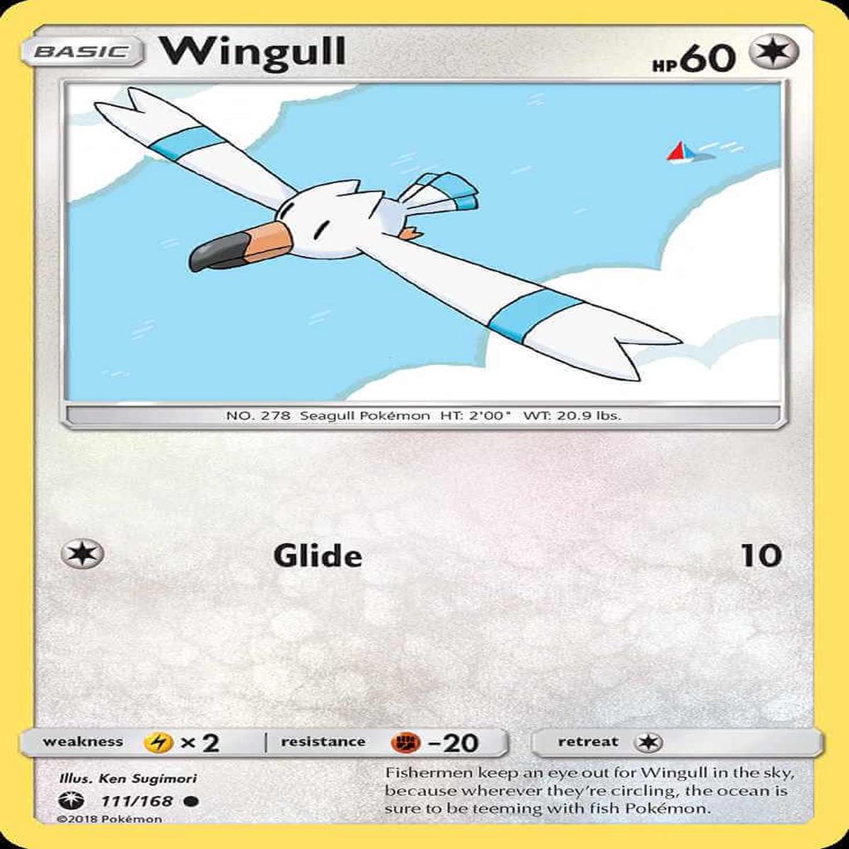(111/168) Wingull - Celestial Storm