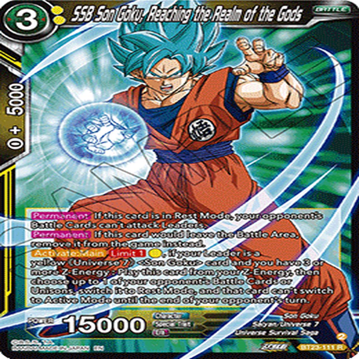 (111) SSB Son Goku, Reaching the Realm of the Gods - Perfect Combination