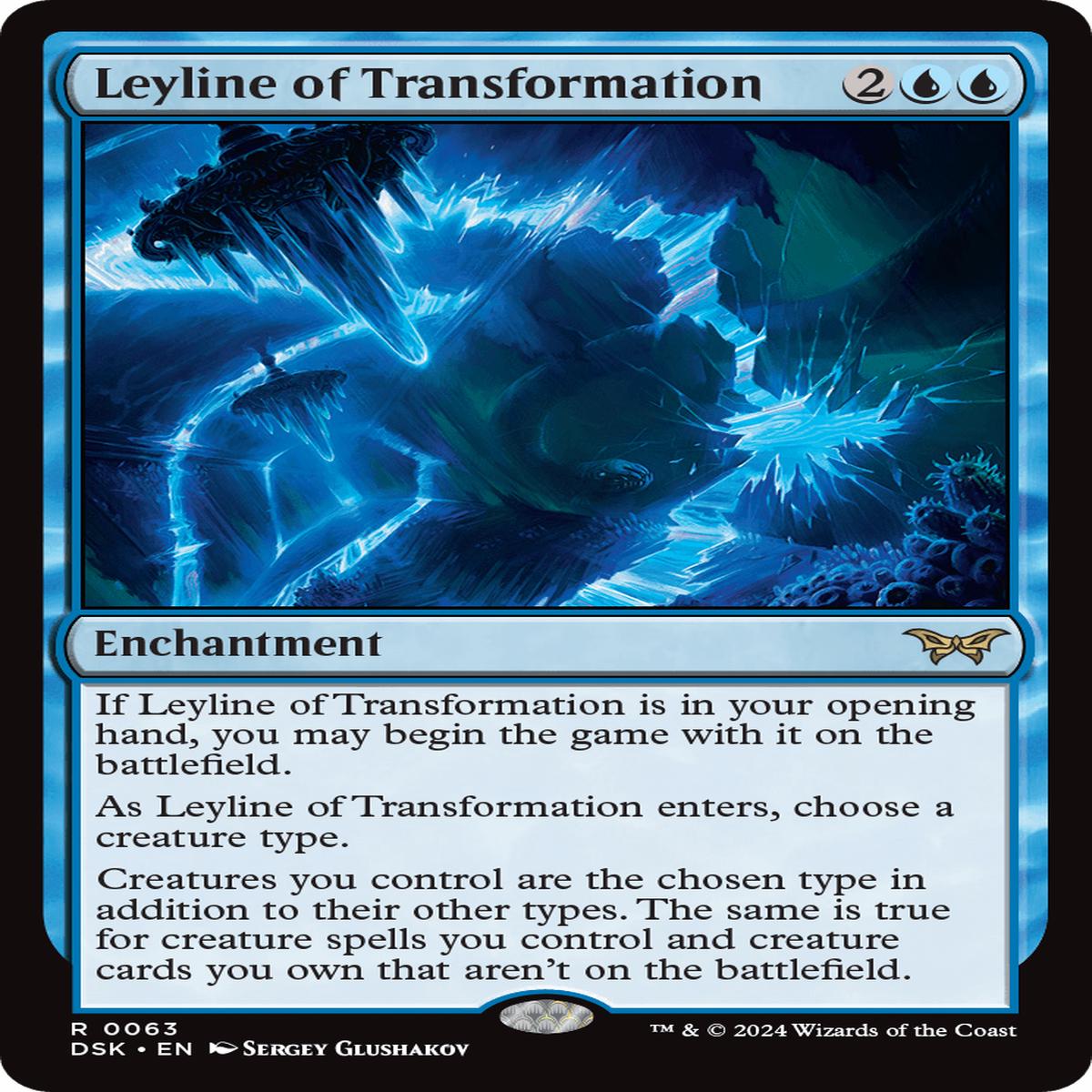 (0063) Leyline of Transformation - Duskmourn: House of Horror