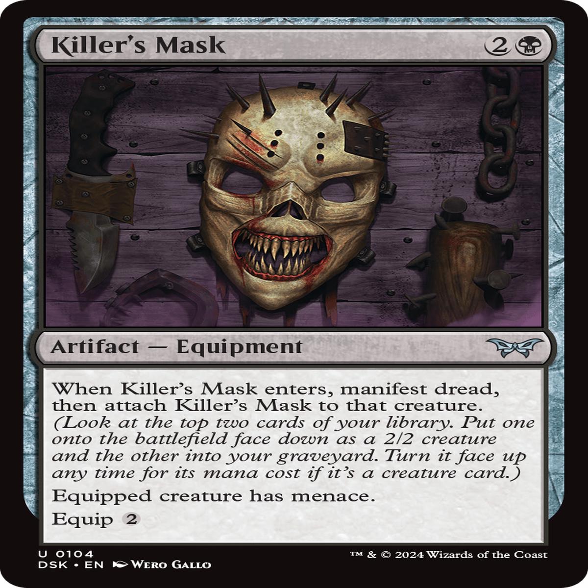 (0104) Killer's Mask - Duskmourn: House of Horror