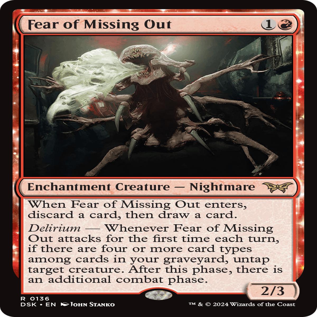 (0136) Fear of Missing Out - Duskmourn: House of Horror