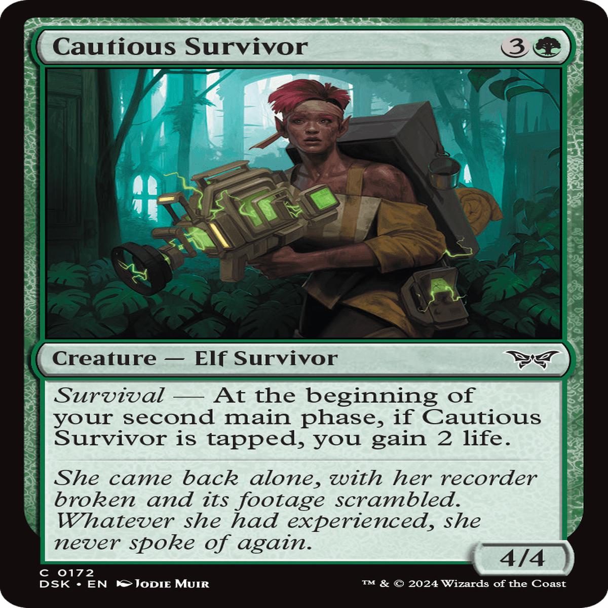 (0172) Cautious Survivor - Duskmourn: House of Horror