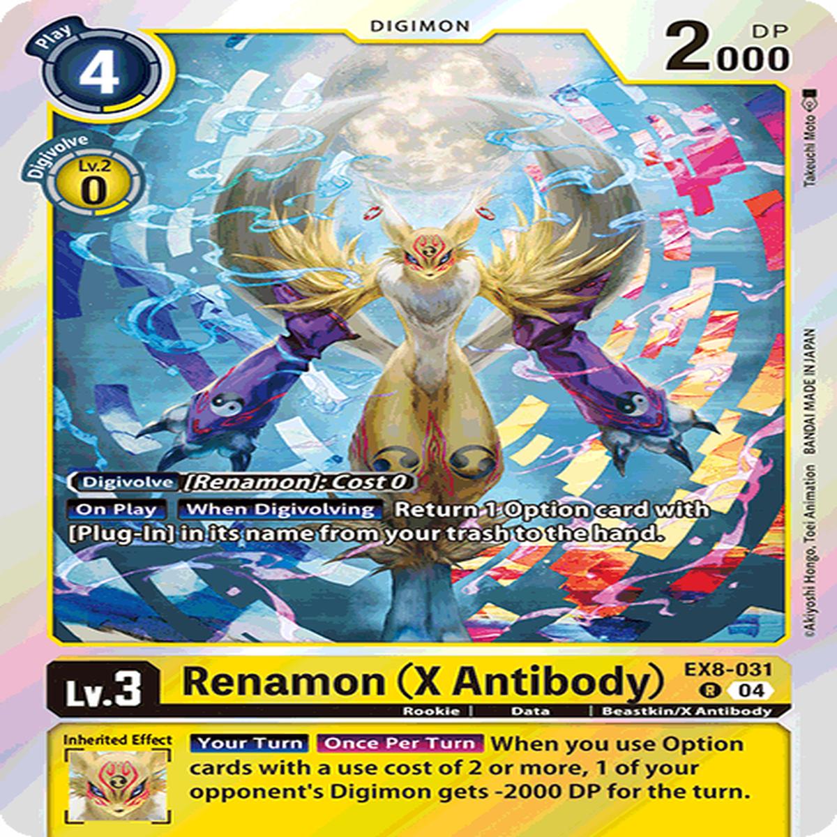 (031) Renamon (X Antibody) - EX8