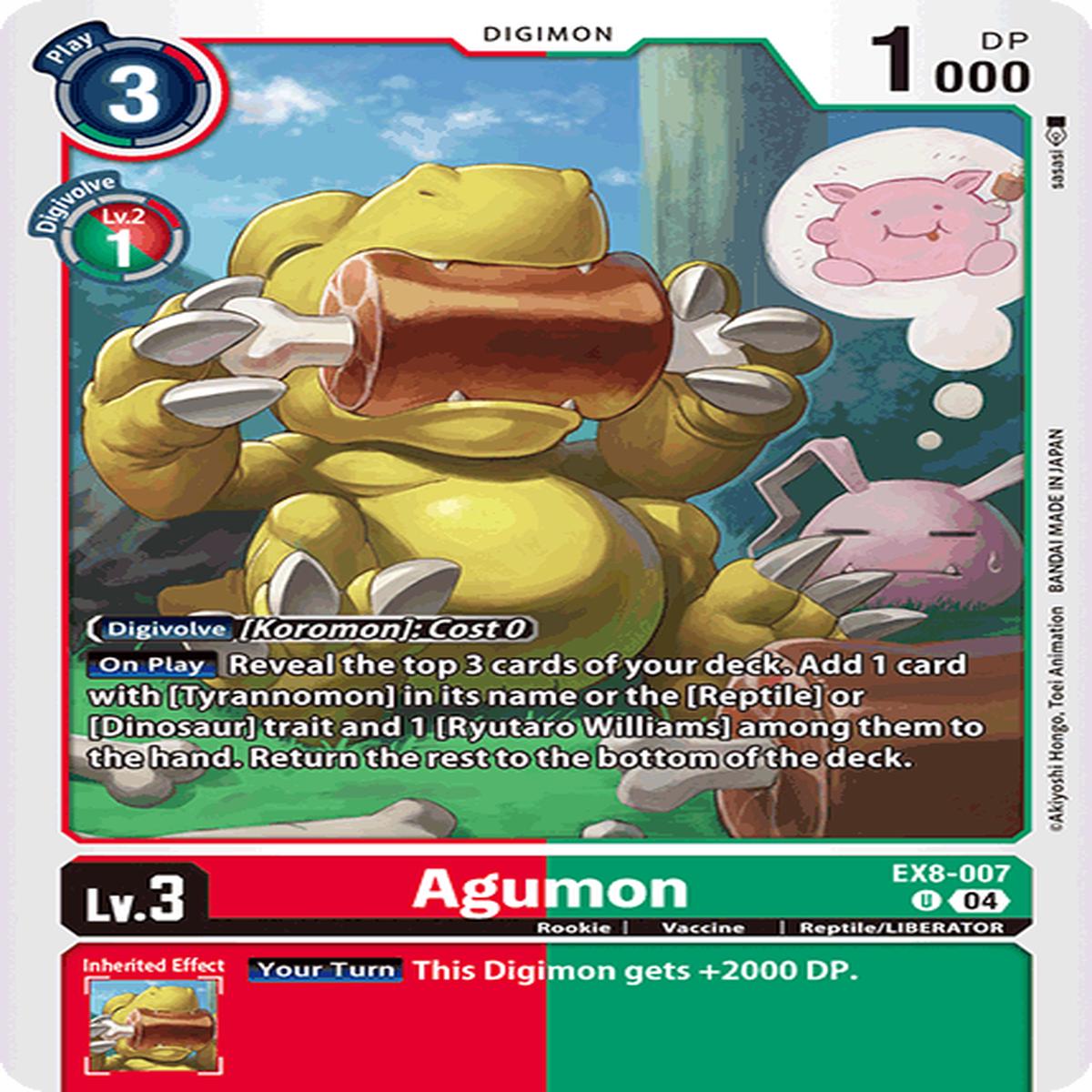 (007) Agumon - EX8