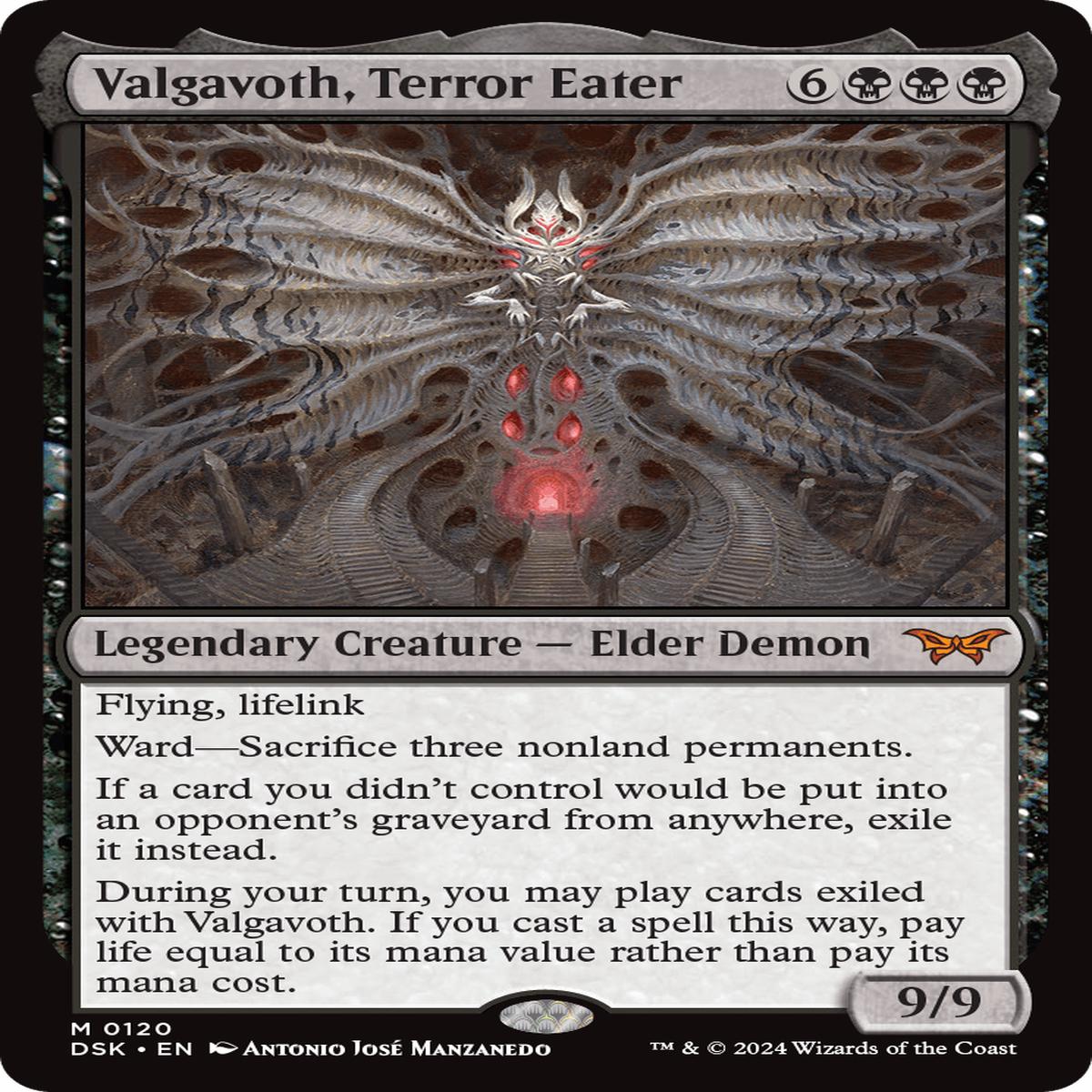 (0120) Valgavoth, Terror Eater - Duskmourn: House of Horror