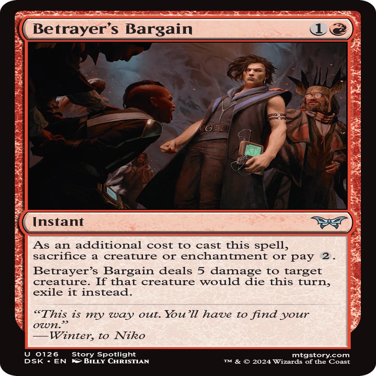 (0126) Betrayer's Bargain - Duskmourn: House of Horror