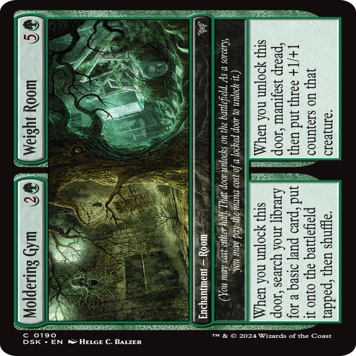 (0190) Moldering Gym / Weight Room - Duskmourn: House of Horror