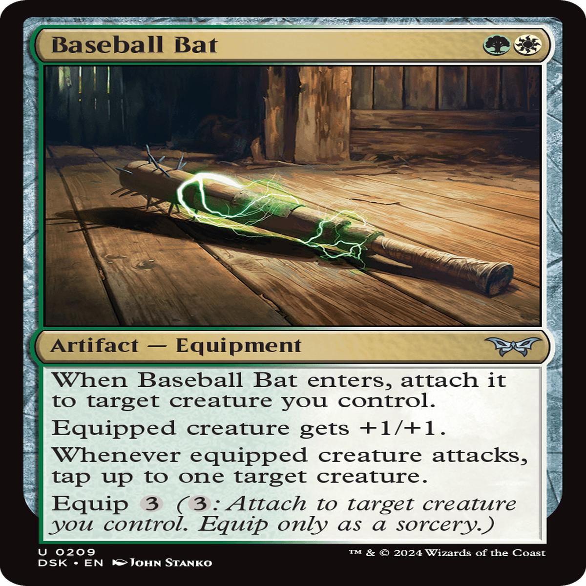 (0209) Baseball Bat - Duskmourn: House of Horror