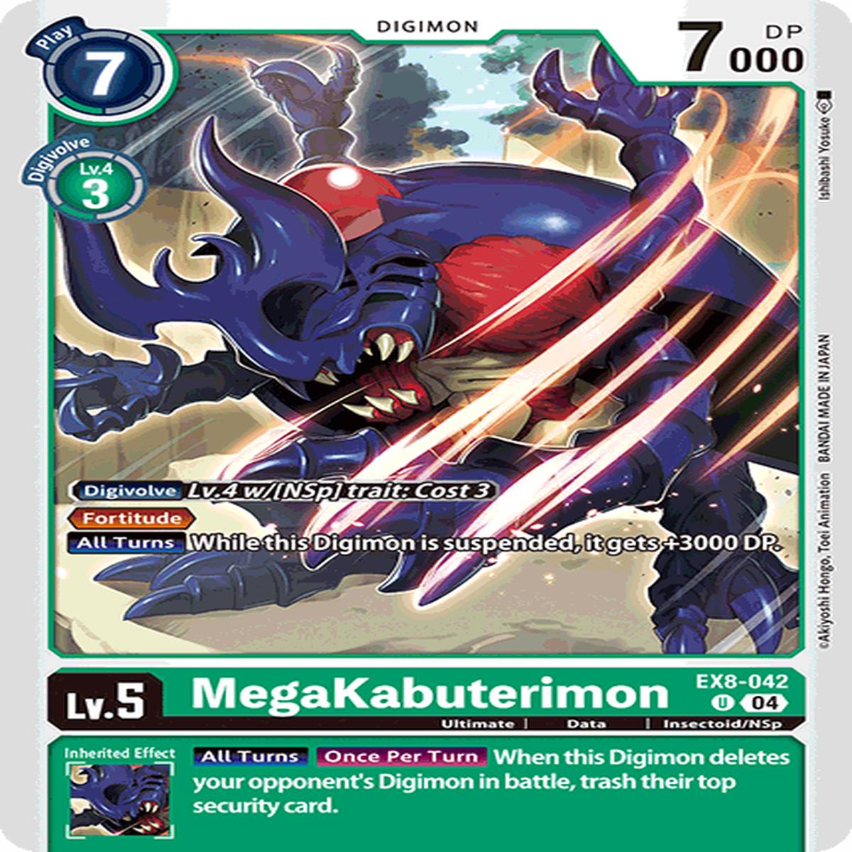 (042) MegaKabuterimon - EX8