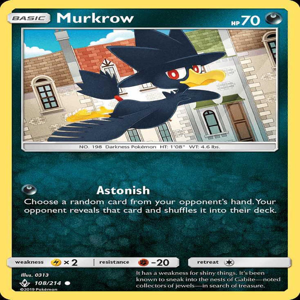 (108/214) Murkrow - Unbroken Bonds