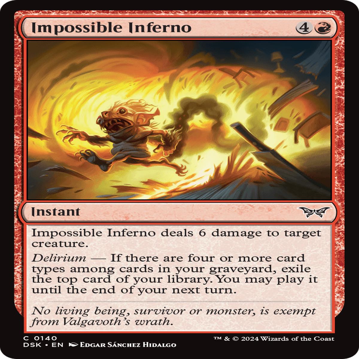 (0140) Impossible Inferno - Duskmourn: House of Horror