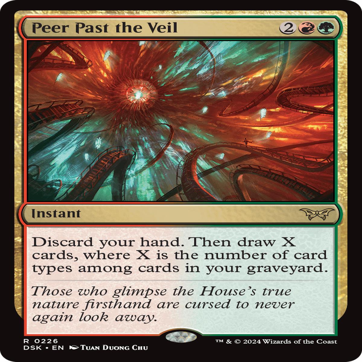 (0226) Peer Past the Veil - Duskmourn: House of Horror