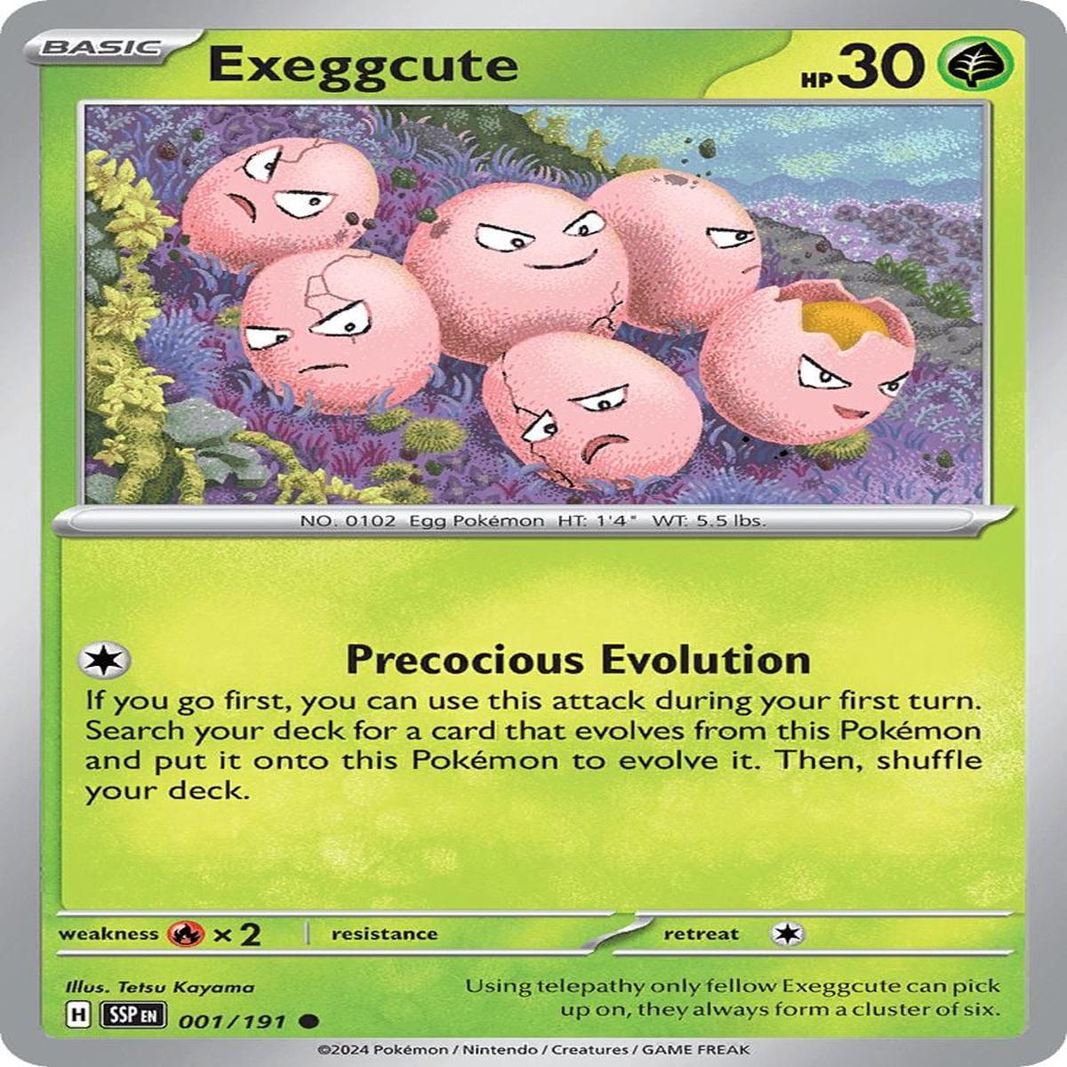 (1/191) Exeggcute - Surging Sparks
