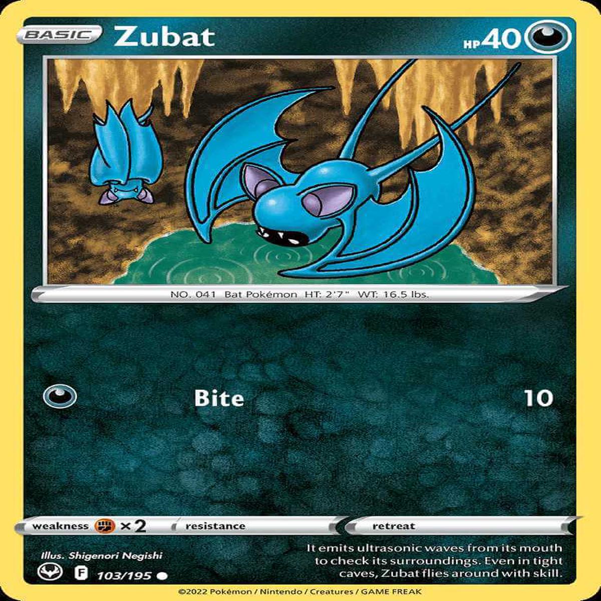 (103/195) Zubat - Silver Tempest