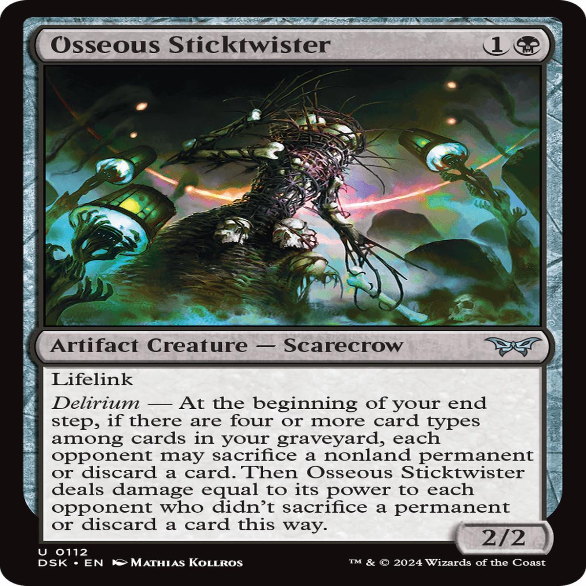 (0112) Osseous Sticktwister - Duskmourn: House of Horror