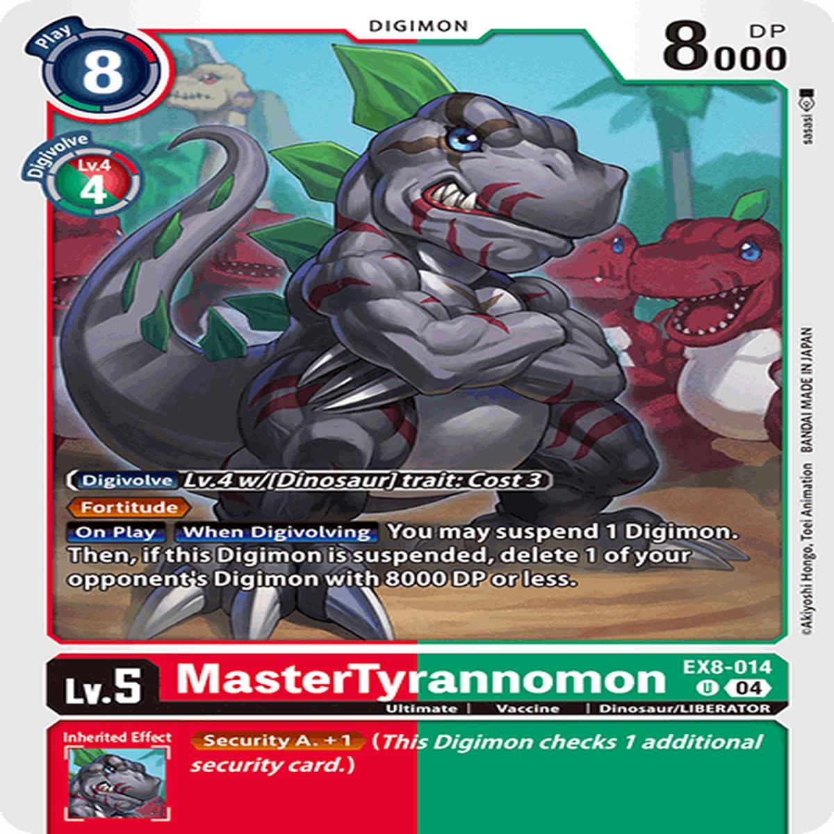 (014) MasterTyrannomon - EX8