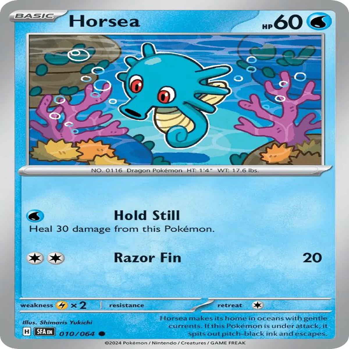 (10/64) Horsea - Shrouded Fable