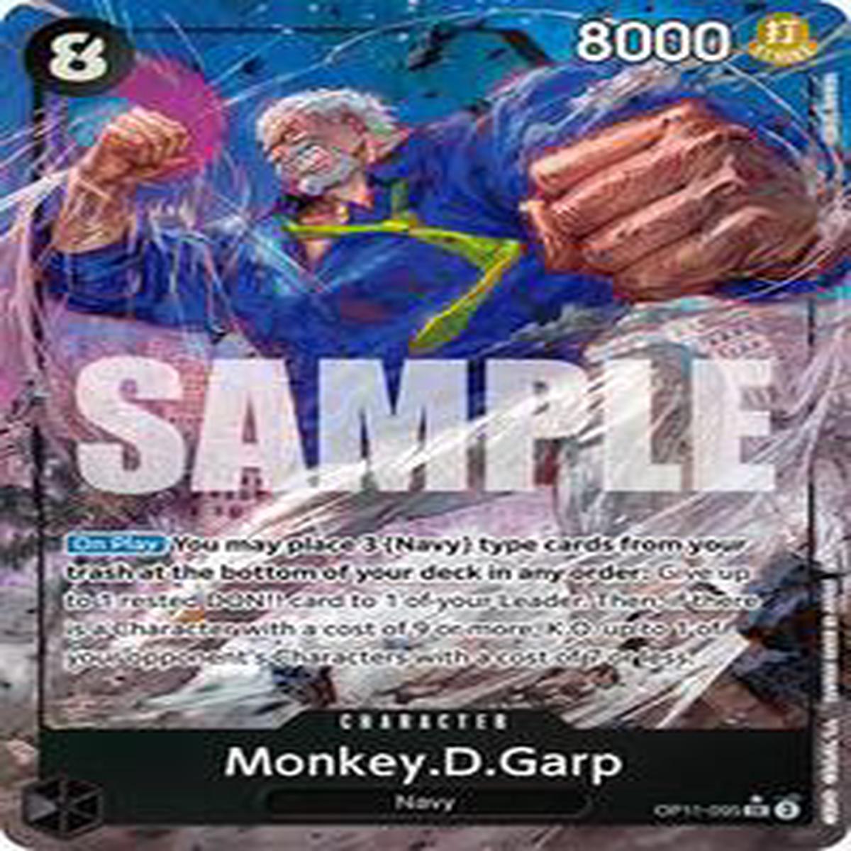 MonkeyDGarp (Alternate Art) - OP11-095 - A Fist of Divine Speed (OP11)