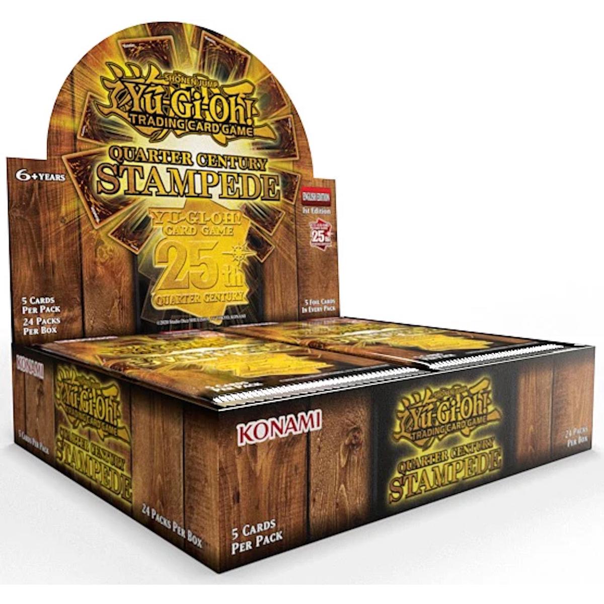 Yu-Gi-Oh! TCG: Quarter Century Stampede 1st Edition Rarity IV Booster Box - 24 Packs
