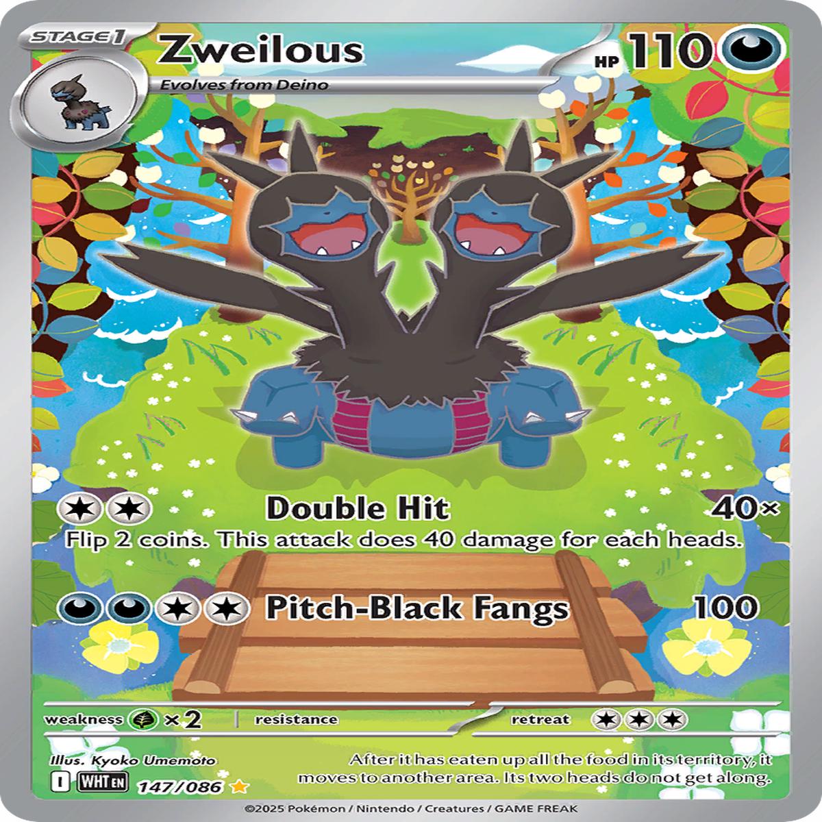 Zweilous - 147/086 - SV: White Flare (WHT) - Illustration Rare